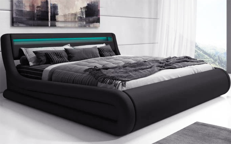Cama Hidráulica com Arrumação 